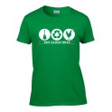 Tshirt femme vert