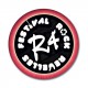 Badges R4 rouge & noir