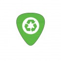 Médiator recyclé blanc fond vert