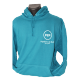 Sweat capuche bleu turquoise 2016